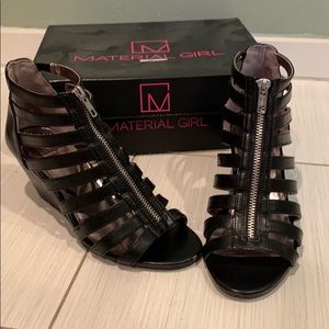 Material Girl Black Strappy Heel
